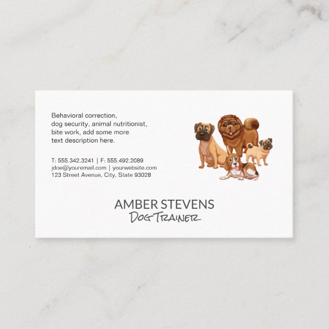 Pack of Dogs Business Card (Front)