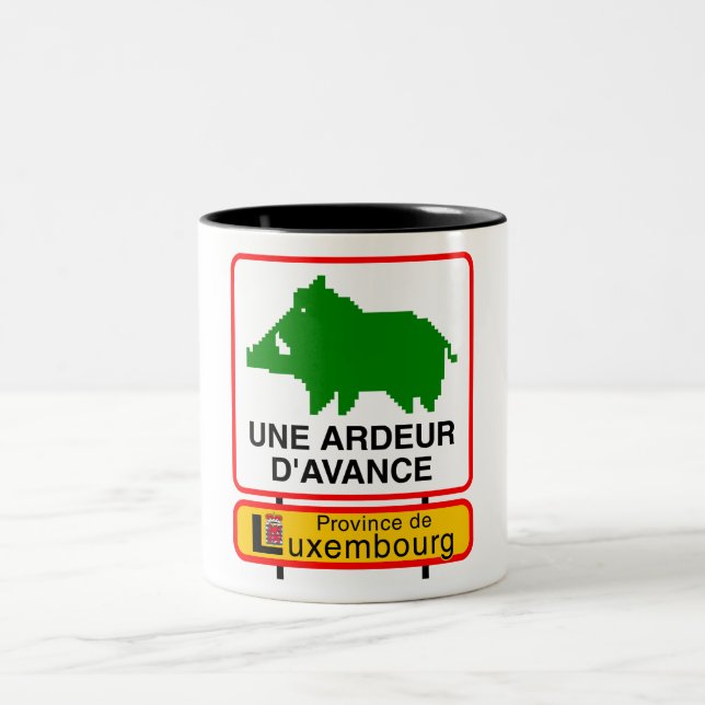 Pack - PROVINCE OF LUXEMBOURG Two-Tone Coffee Mug (Center)
