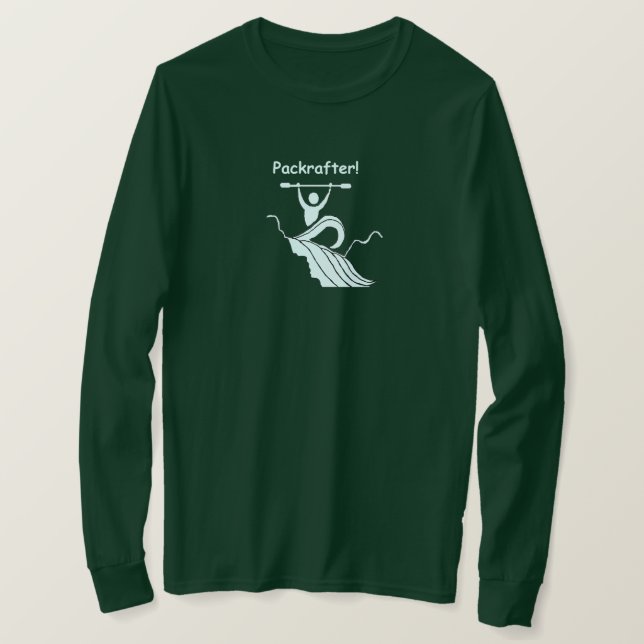 Pack raft. Packrafter. T-Shirt (Design Front)