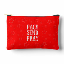 Pack Send Pray Red Accessory Pouch