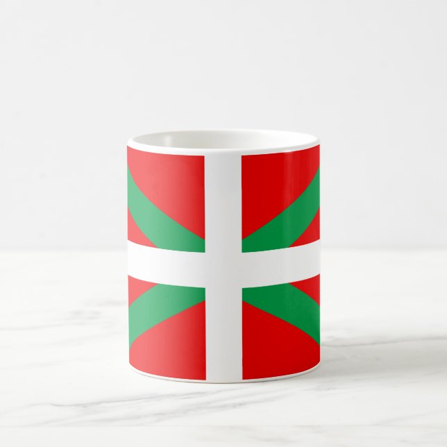 Pack with flag Basque “Ikkurina " Coffee Mug (Center)