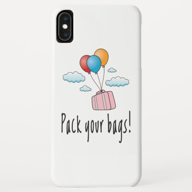 Pack your bags and let’s go on holiday Case-Mate iPhone case (Back)