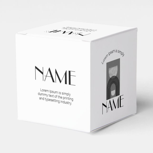 package label wine gift luxury favour box (Front Side)