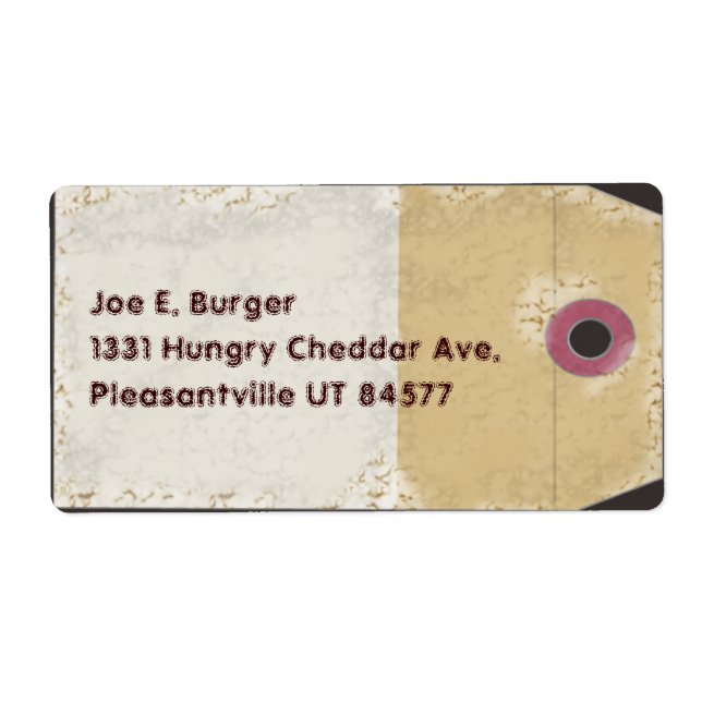 Package Style Tag (Front)