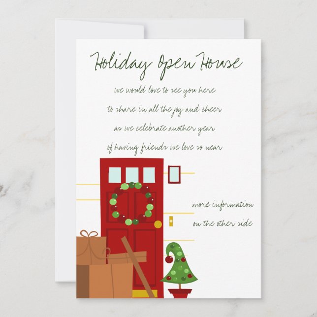 Packages at the Door Invitation (Front)