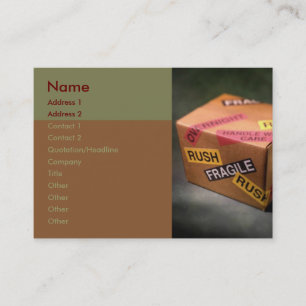 Packaging Business Card