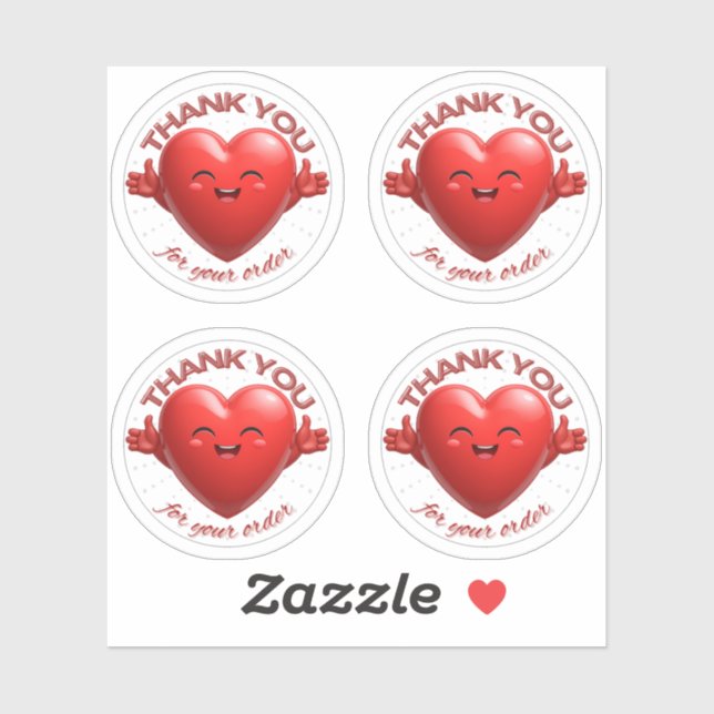 Packaging Labels Stickers Sheet of 4 (Sheet)