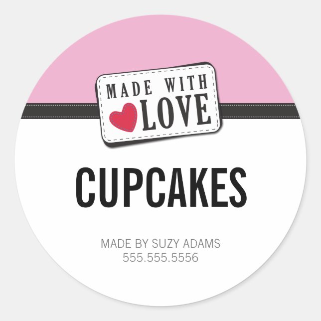 PACKAGING PRODUCT LABEL :: made with love 5 (Front)