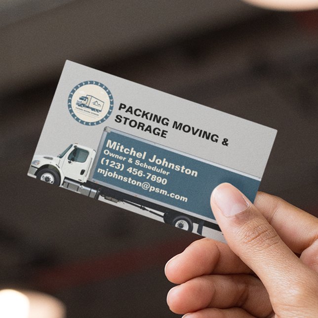 Packaging, Storage and Moving Company Business Card (Creator Uploaded)