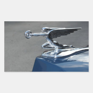 Packard's Flying Lady Ornament Rectangular Sticker