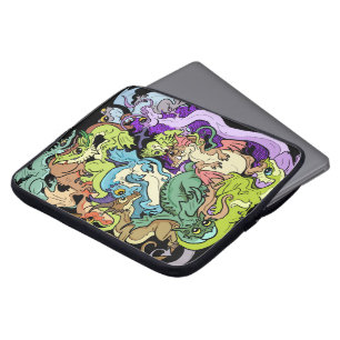 Packed in Party Dragons Laptop Sleeve