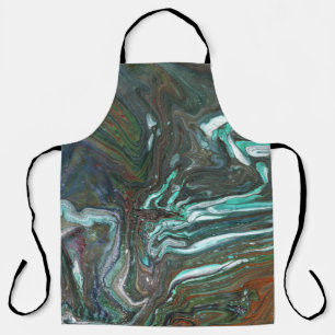 Packin Up 1 Dark Moody Abstract Apron