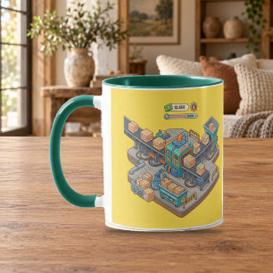 Packing Factory Hunter Green Combo Mug