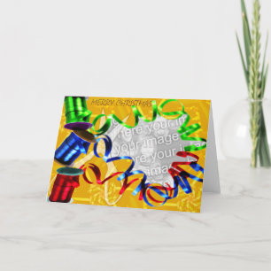 Packing the gifts  holiday card