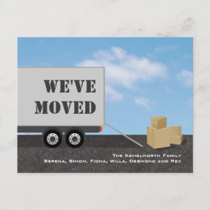 Packing Up Moving Announcement