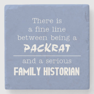 Packrat vs. Family Historian Coasters
