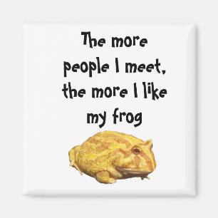 Pacman Frog Lemon Magnet