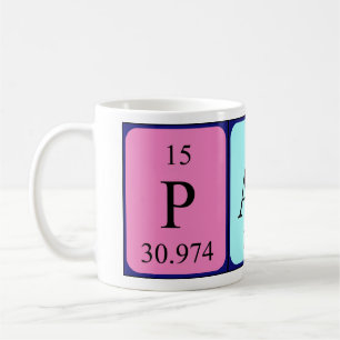 Paco periodic table name mug