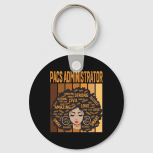 Pacs Administrator Powerful Black History Month Bl Key Ring