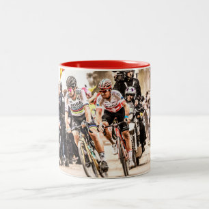 Pact with the Devil - Paris Roubaix 2018 Two-Tone Coffee Mug