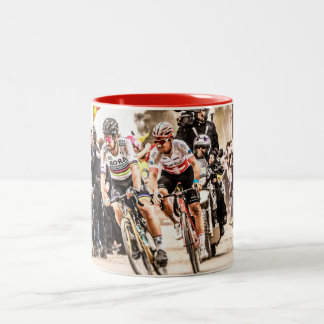 Pact with the Devil - Paris Roubaix 2018 Two-Tone Coffee Mug