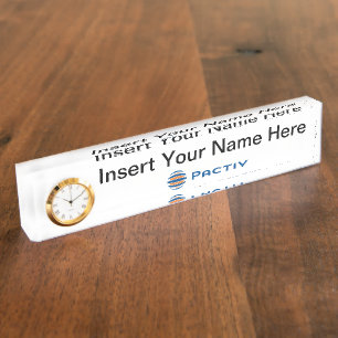 Pactiv Deskplate Nameplate