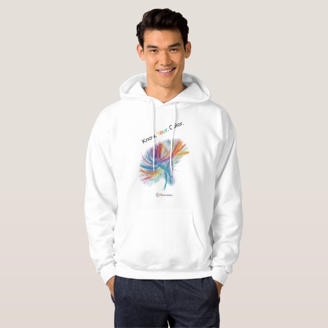 Pactomics. Know. Your. Colour.  Hoodie (Front Full)