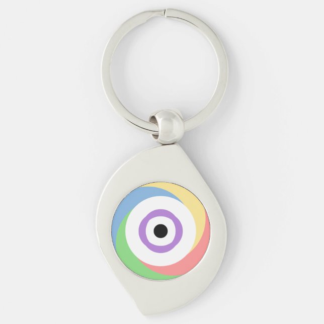 Pactomics. Know. Your. Colour.  Key Ring (Front)