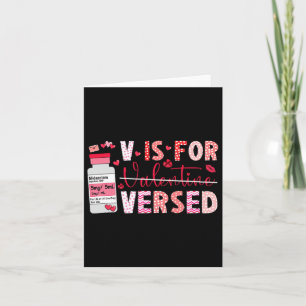 Pacu Crna Icu Er Nurse Valentines Day V Is For Ver Card