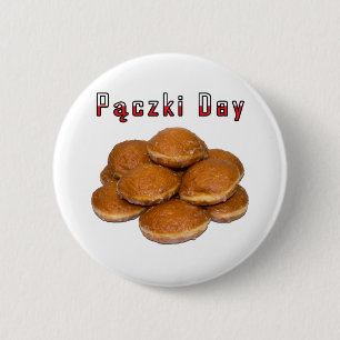 Paczki Day 6 Cm Round Badge