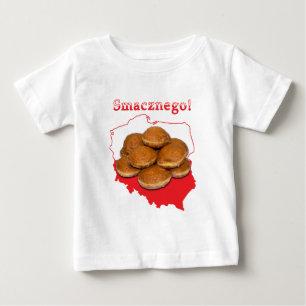 Paczki Smacznego Polish Map Baby T-Shirt