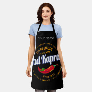 Pad Kaprao Chilli Street Food Vintage Thailand Apron