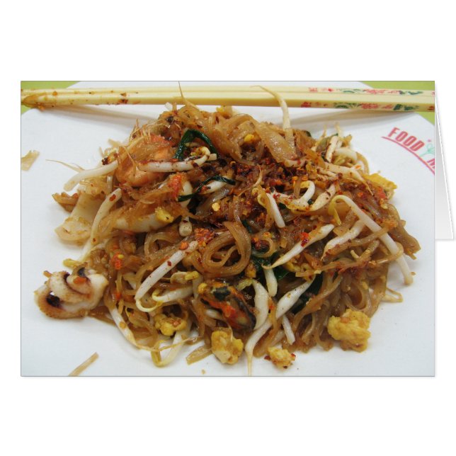 Pad Thai [ผัดไทย] Thailand Street Food (Front Horizontal)