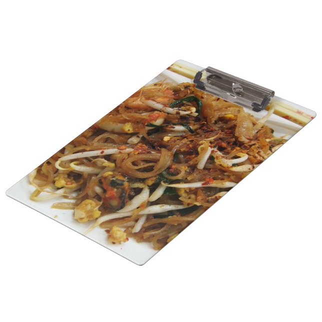 Pad Thai [ผัดไทย] Thailand Street Food Clipboard (Angled)