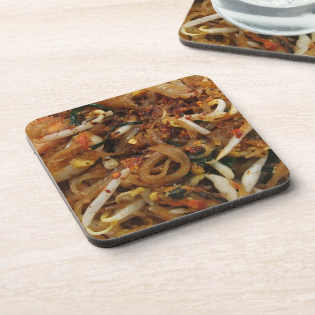 Pad Thai [ผัดไทย] Thailand Street Food Coaster (Left Side)