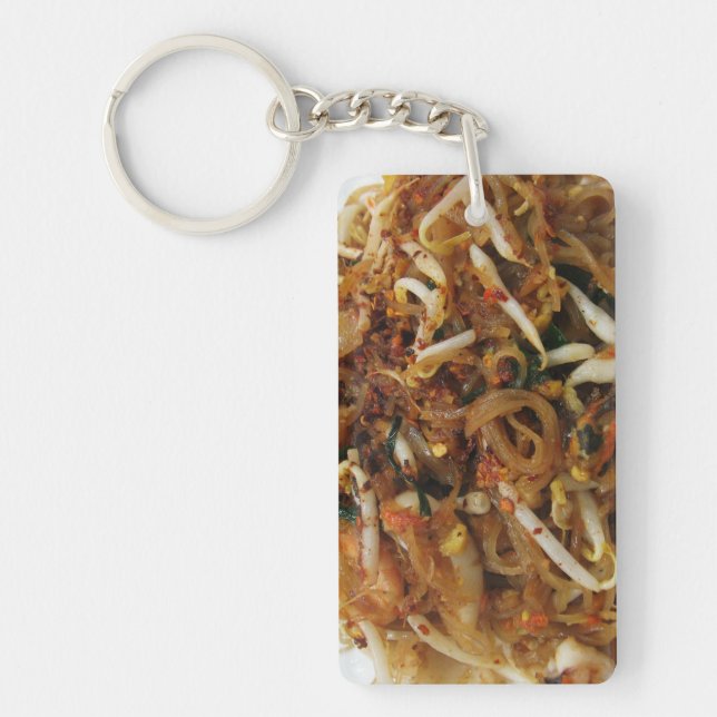 Pad Thai [ผัดไทย] Thailand Street Food Key Ring (Front)