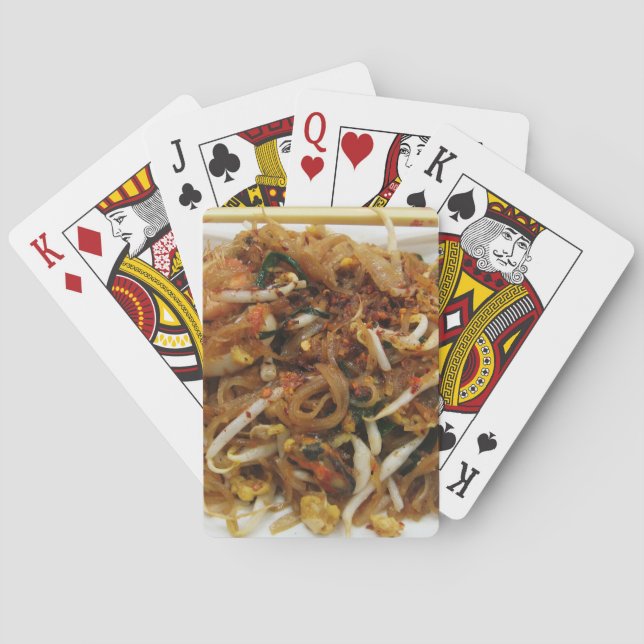 Pad Thai [ผัดไทย] Thailand Street Food Playing Cards (Back)