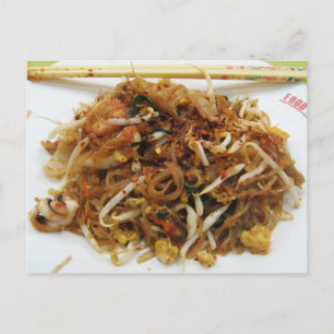 Pad Thai [ผัดไทย] Thailand Street Food Postcard