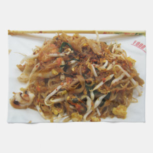 Pad Thai [ผัดไทย] Thailand Street Food Tea Towel