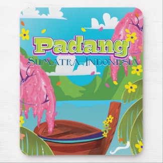 Padang indonesia travel poster mouse mat