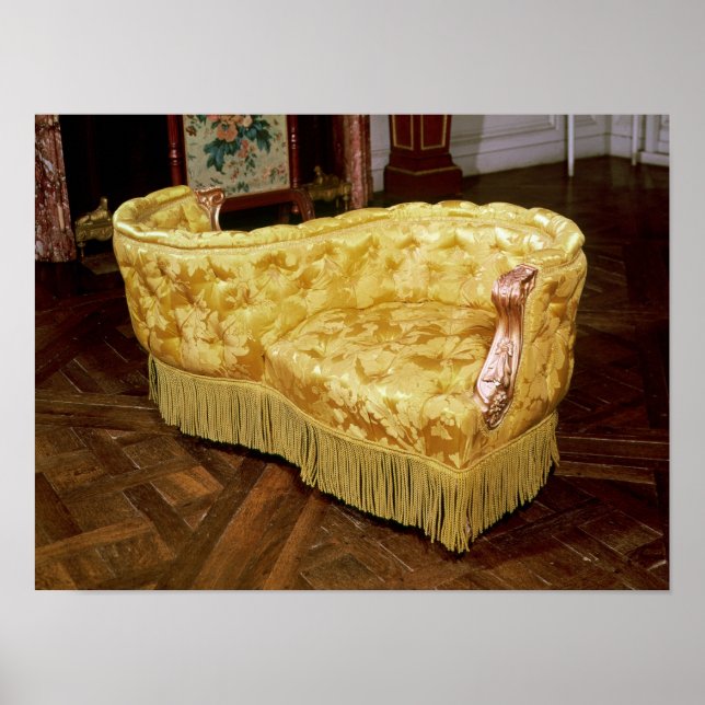 Padded love seat, Napoleon III Period Poster (Front)
