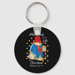Paddington Bear Xmas Marmalade For Life Cute Merry Key Ring