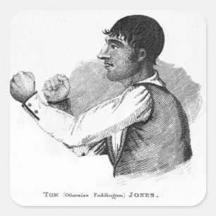 Paddington Tom Jones Square Sticker