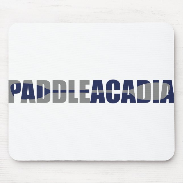 Paddle Acadia National Park Kayaking Maine Mouse Mat (Front)