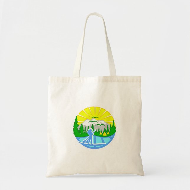 Paddle Board Adventure Tote Bag (Front)