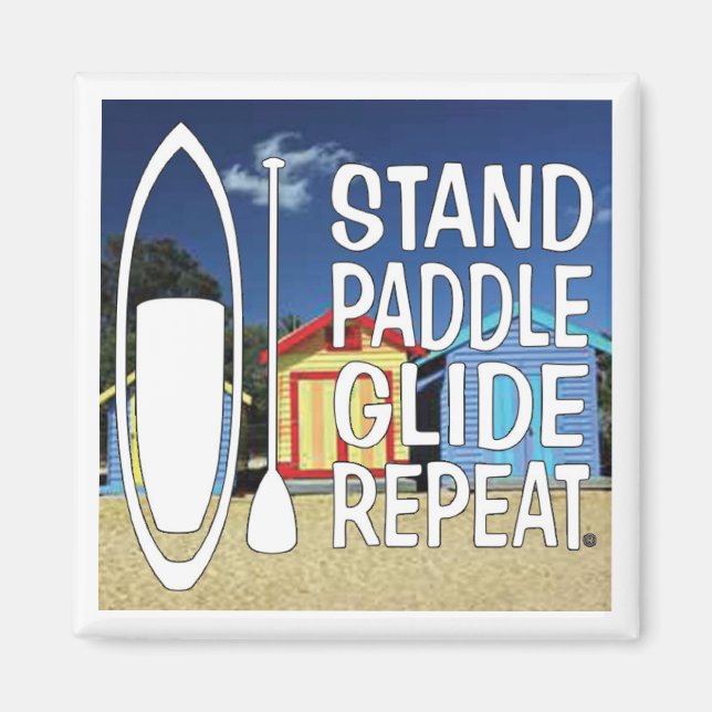 Paddle board magnet (Front)
