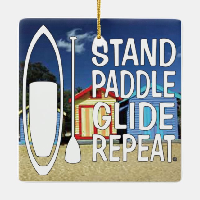 paddle board ornament (Back)