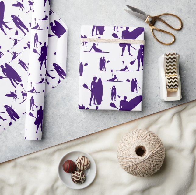 Paddle Boarding  Wrapping Paper (Crafts)