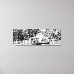 Paddle Boat on Murray River Victoria Canvas Print