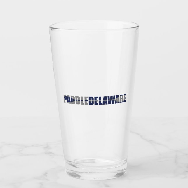 Paddle Delaware Kayaking Glass (Front)